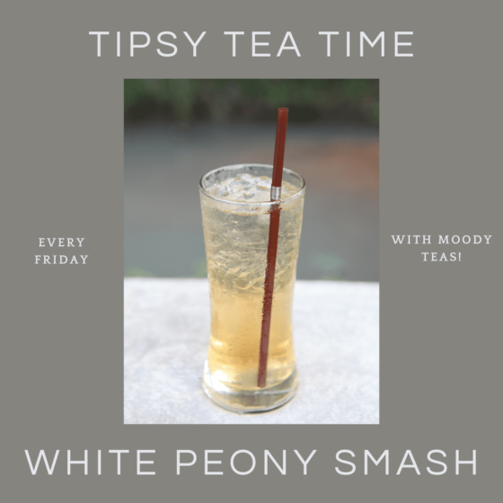 White Peony Smash - A refreshing summer cocktail featuring white tea!