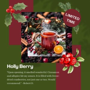 Join us on a delightful journey as we unwrap the secrets behind Holly Berry, exploring the benefits of its ingredients and the rich history that each element brings to this seasonal masterpiece.